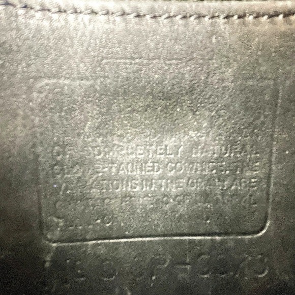 Vintage COACH Side Pack 9978 Crossbody Bag Black‎ Leather Turn Lock Costa Rica - Picture 10 of 10